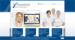 Desktop Screenshot of praxisklinik-burbach.de